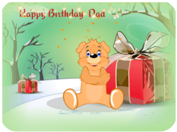 Happy Birthday Dad Bear Gift