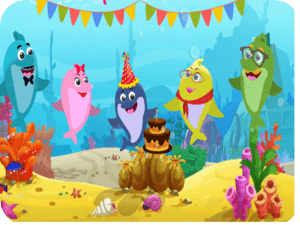Birthday Underwater Dolphin Party