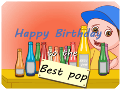 Birthday Boy Soda Bottles