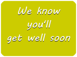 Get Well Soon Yellow Background