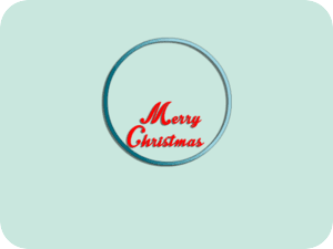 Merry Christmas Red Text