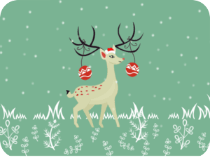 Holiday Reindeer Christmas Decorations