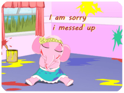 Sorry Apology Pink Elephant