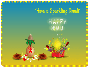Sparkling Diwali Diya Fireworks