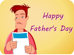 Fathers Day Guy With Gift