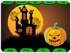 Halloween Haunted House Pumpkin