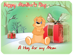 Happy Mothers Day Hugging Bear