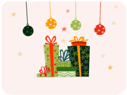 Holiday Gifts Colorful Presents