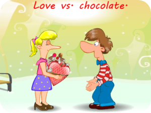 Valentines Love Chocolate Gift