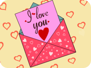 Love You Valentine Hearts